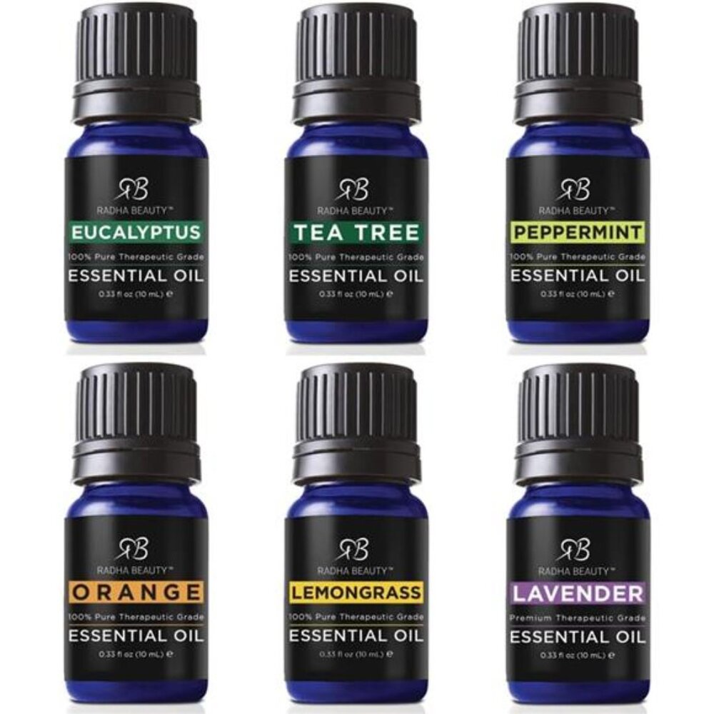 Essential Oil Set - Aromatherapy for Diffusers, Massage, DIY. Candle Making